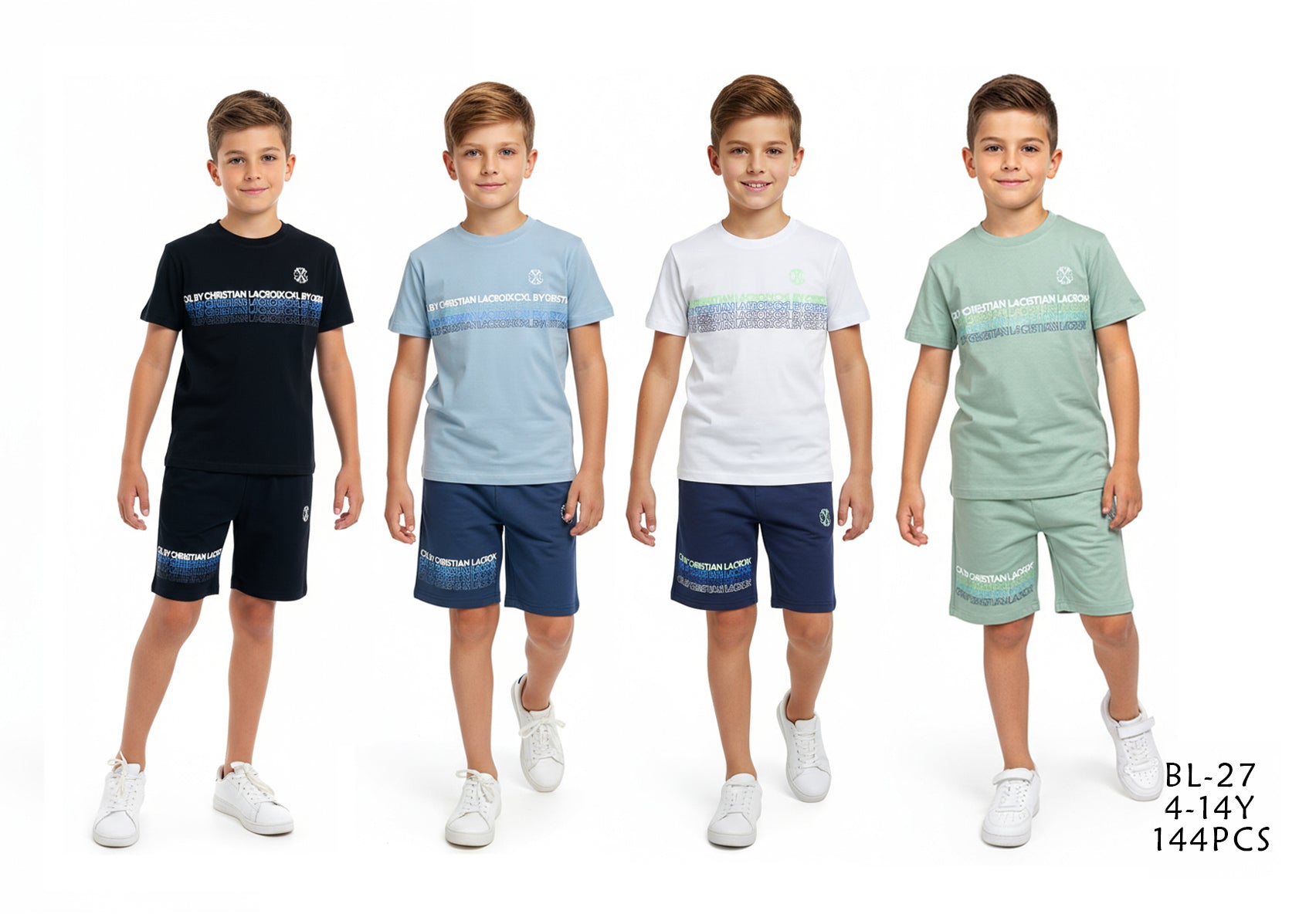 Ensemble Garçon BL27  4-14 ans 8€00ht prix unitiaire