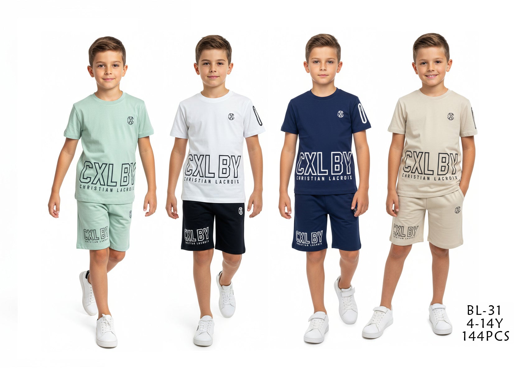 Ensemble Garçon BL31 4-14 ans 8€00ht prix unitaire