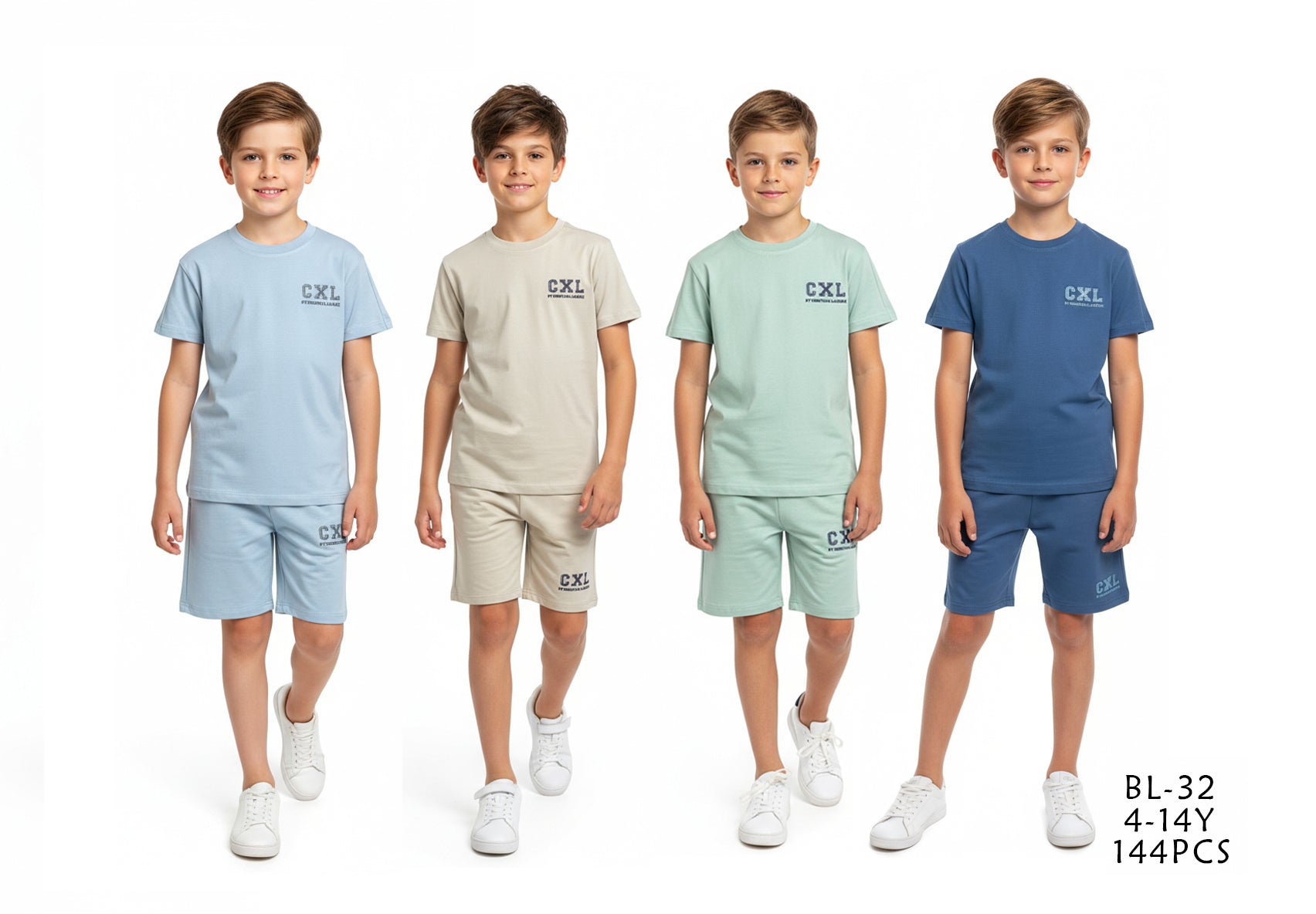 Ensemble Garçon BL32 4-14 ans 8€00ht prix unitaire