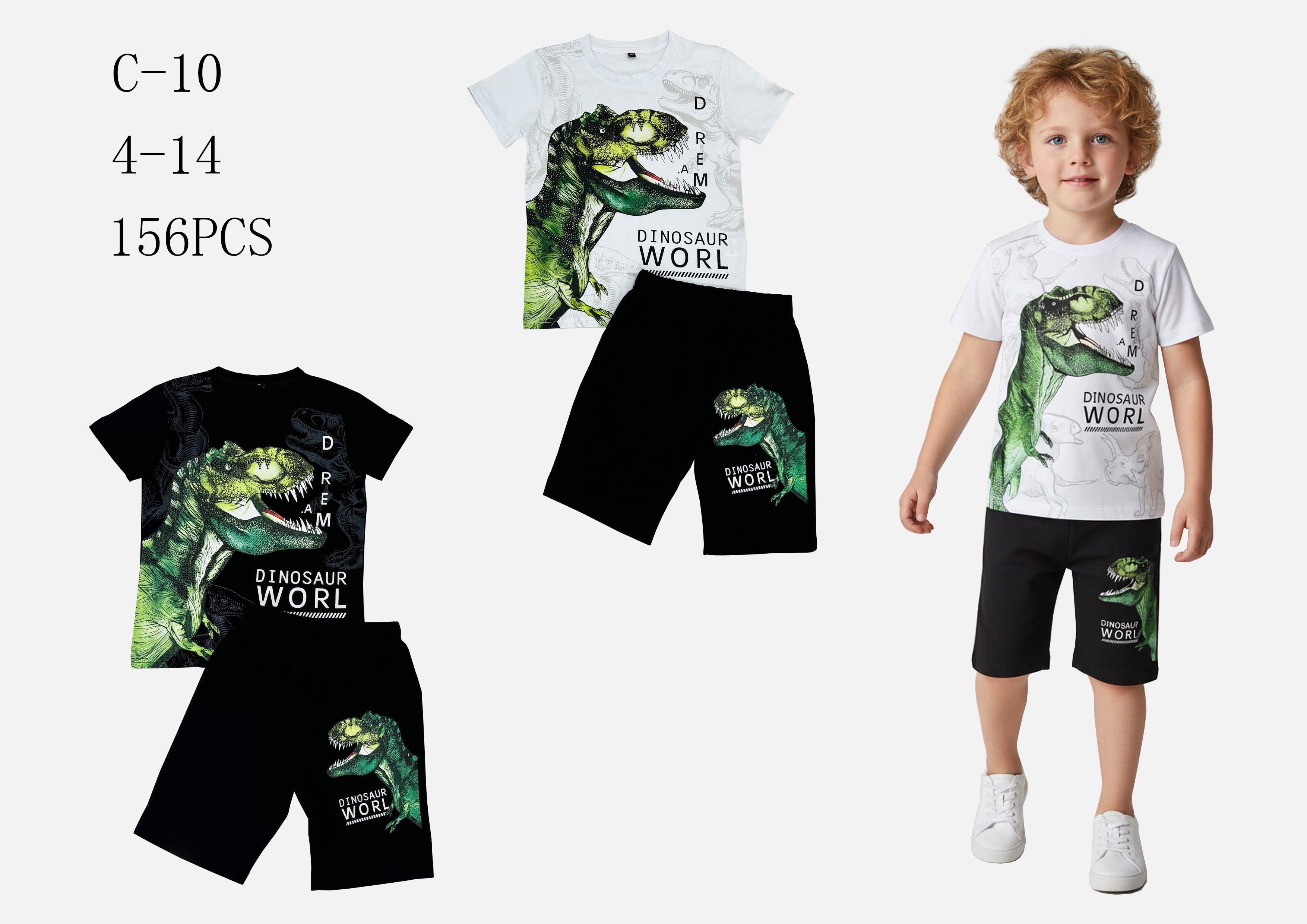 Ensemble garçon C10  4-14ans  7€ ht prix unitaire
