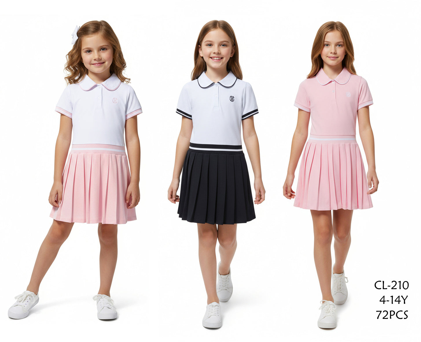 Robe polo CL210 4-14 ans 8€50ht prix unitaire