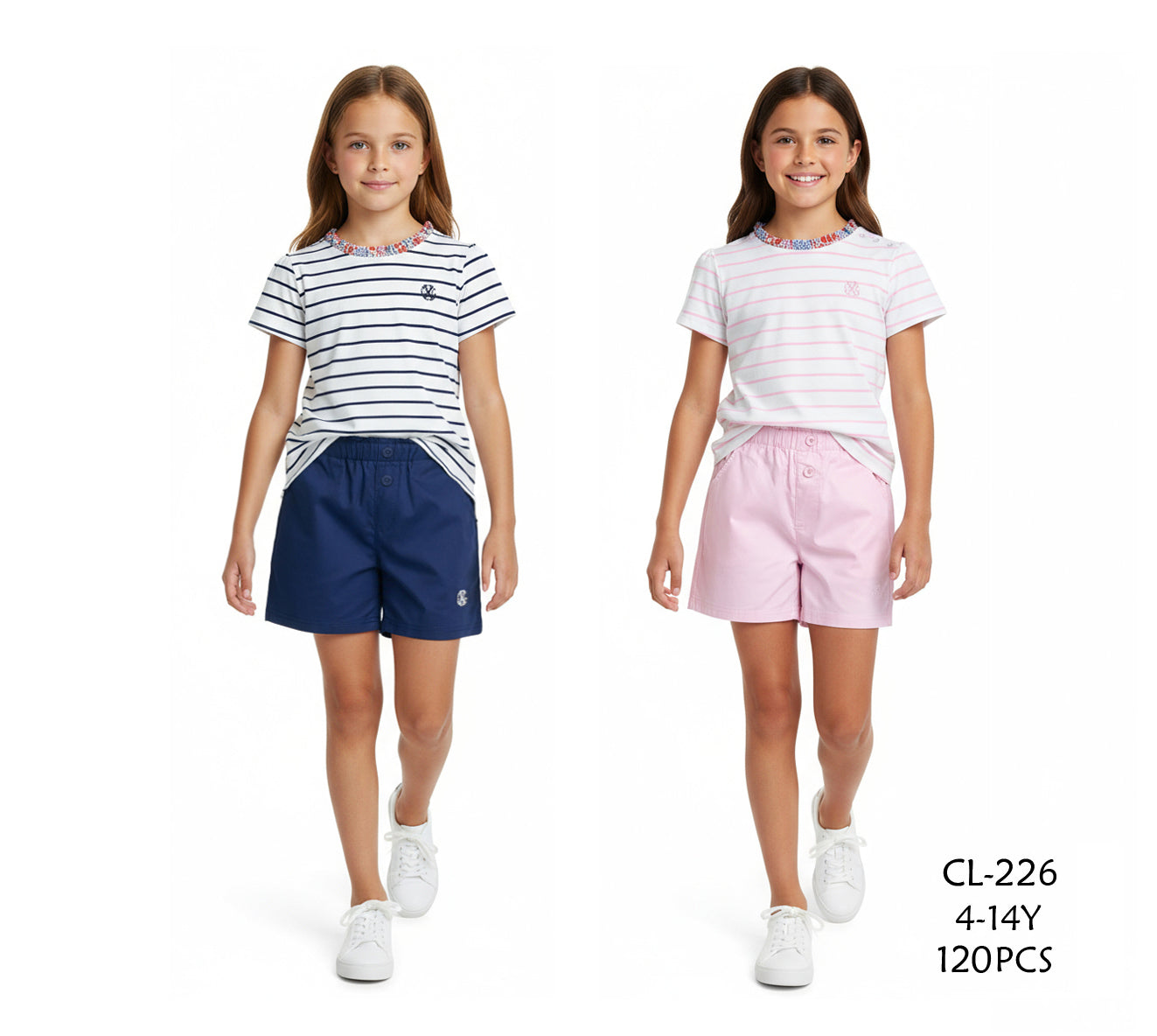 Ensemble fille  CL226 4-14 ans 7€50ht prix unitaire (Copie)