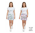 Ensemble fille  CL229 4-14 ans 7€50ht prix unitaire