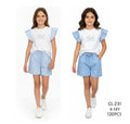 Ensemble fille  CL231 4-14 ans 7€50ht prix unitaire