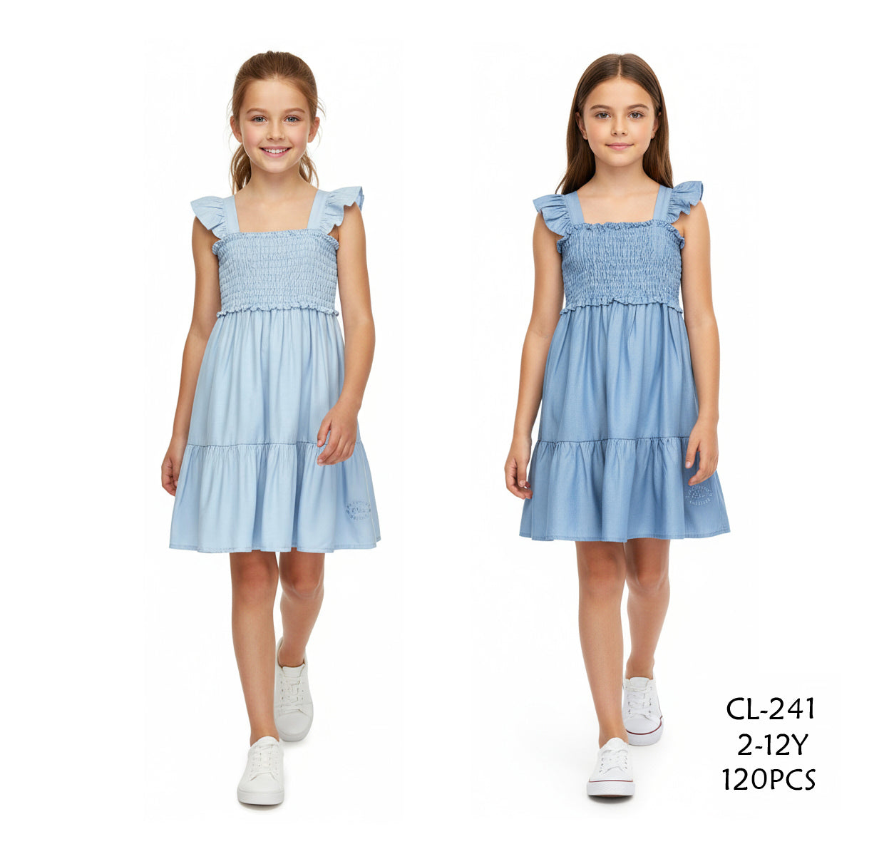 Robe CL241  2-12 ans 8€00ht prix unitaire