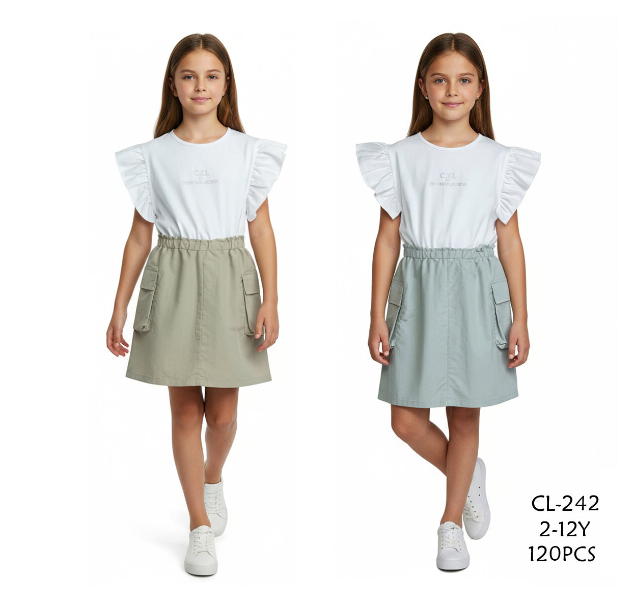 Robe CL242 2-12 ans 8€00ht prix unitaire