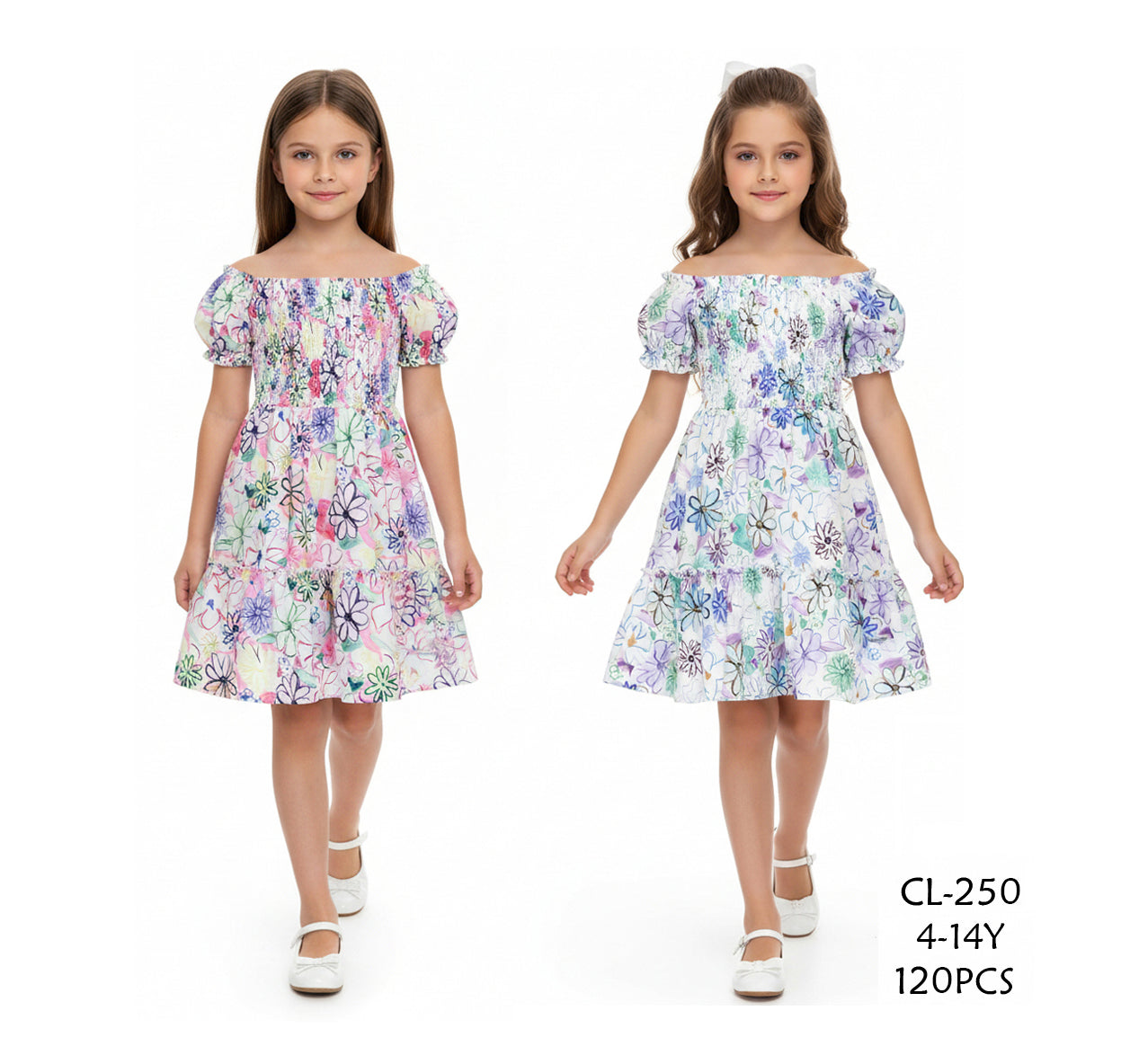 Robe CL250  4-14 ans 8€00ht prix unitaire