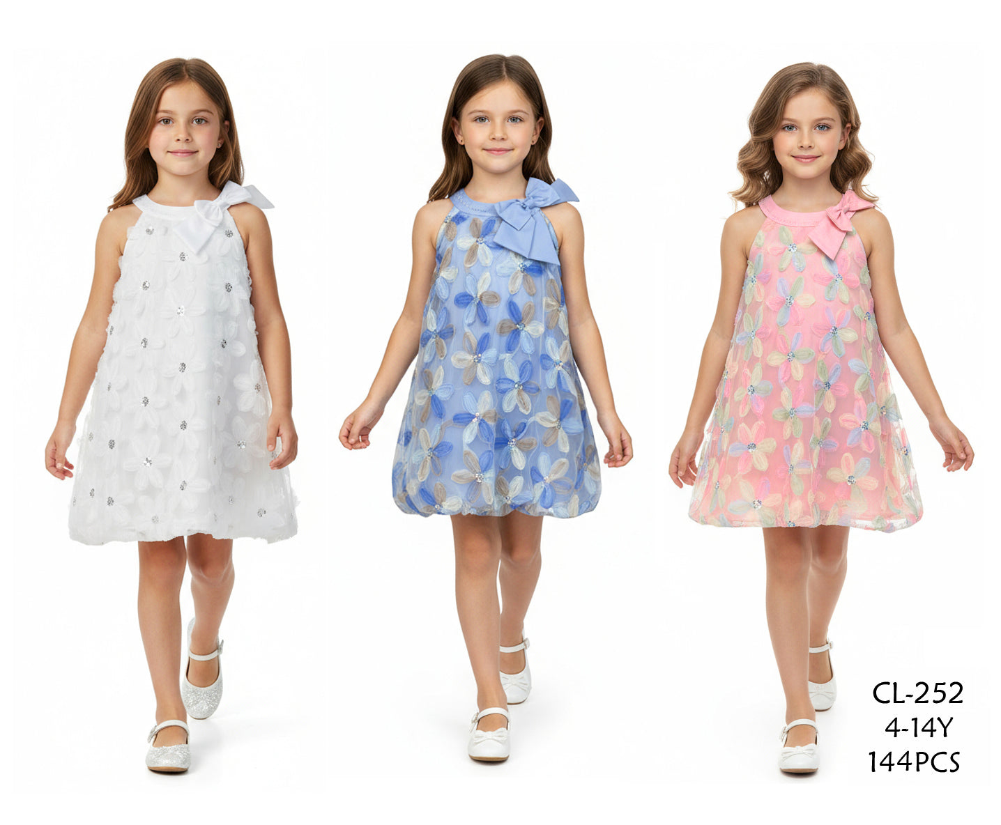 Robe CL252  4-14 ans 8€00ht prix unitaire