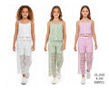 Ensemble fille  CL253 4-14 ans 8€00ht prix unitaire