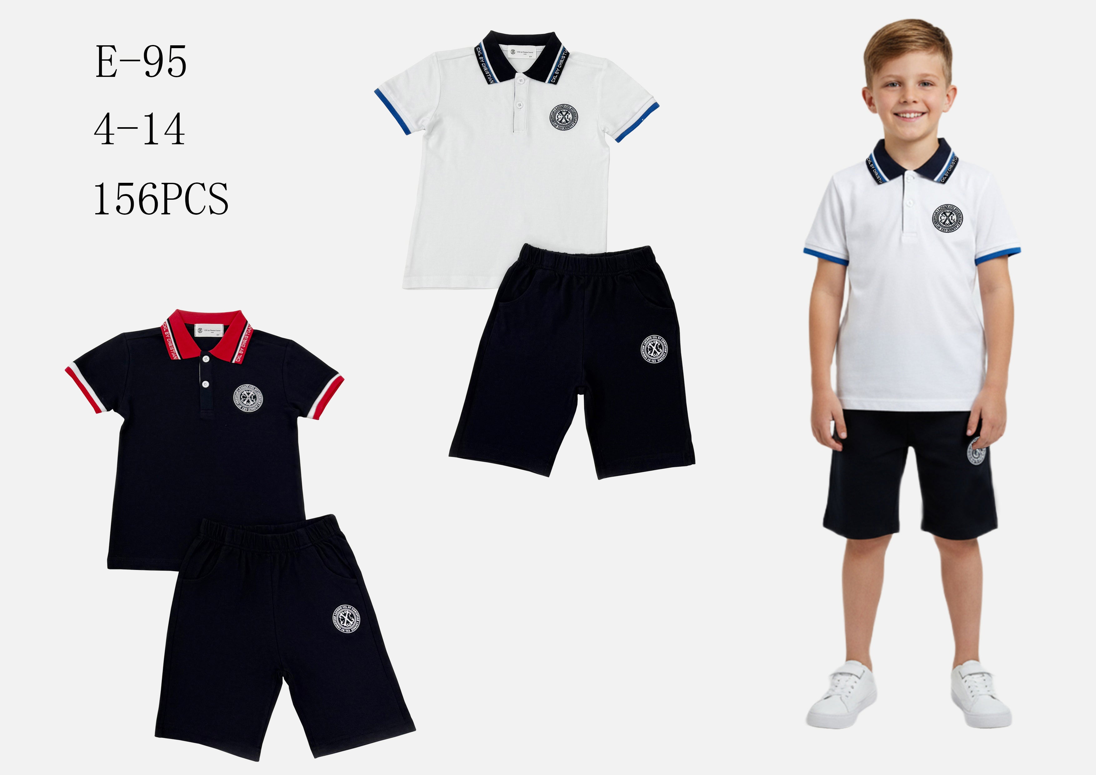 Ensemble garçon E95 4-14ans  8€ ht prix unitaire