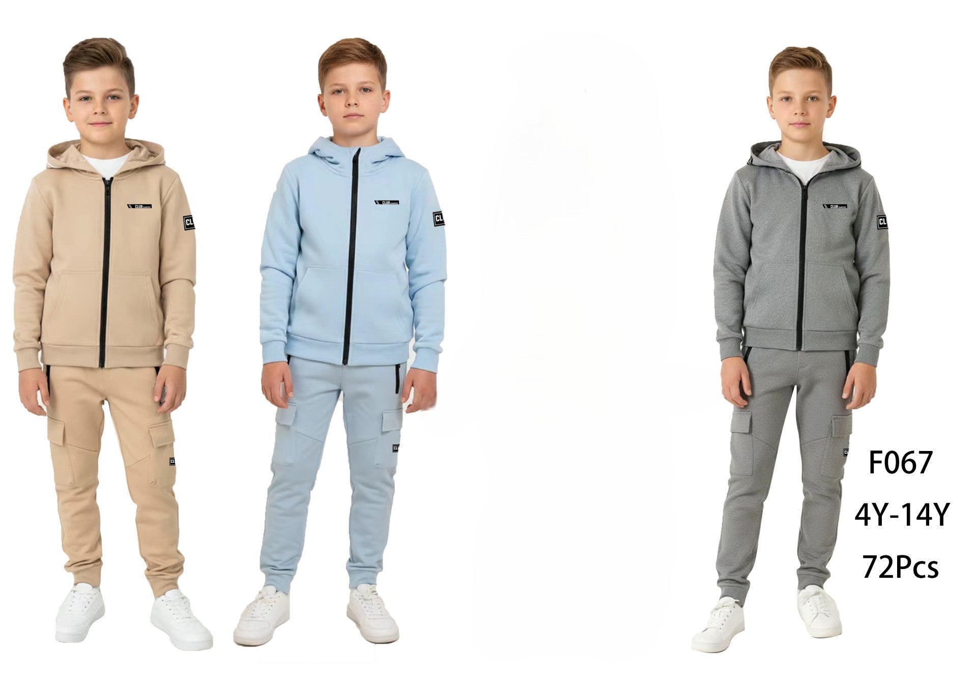Ensemble garçon f067  4-14ans  10€ ht prix unitaire