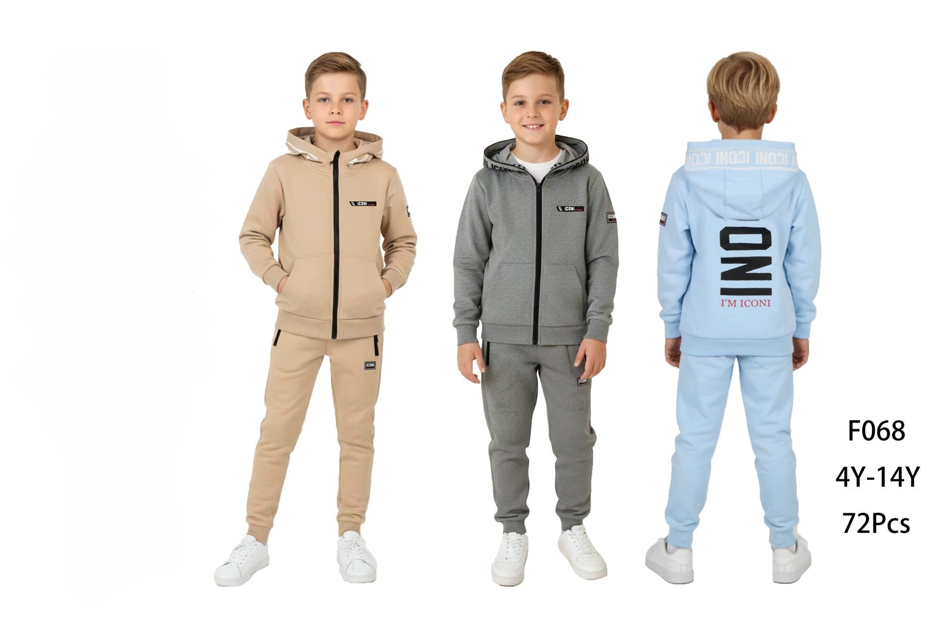 Ensemble garçon f068  4-14ans  10€ ht prix unitaire