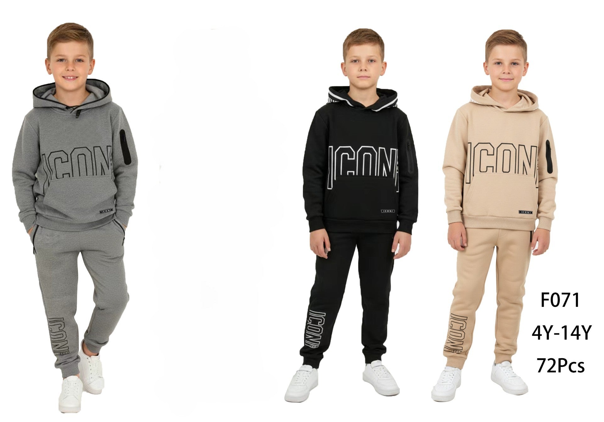 Ensemble garçon f071 4-14ans  10€ ht prix unitaire