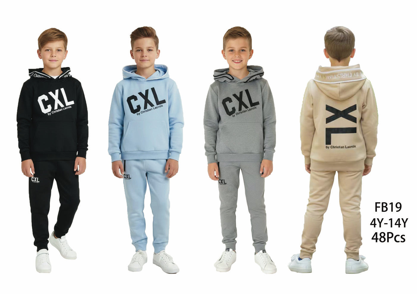 Ensemble garçon fb19 4-14ans  10€ ht prix unitaire