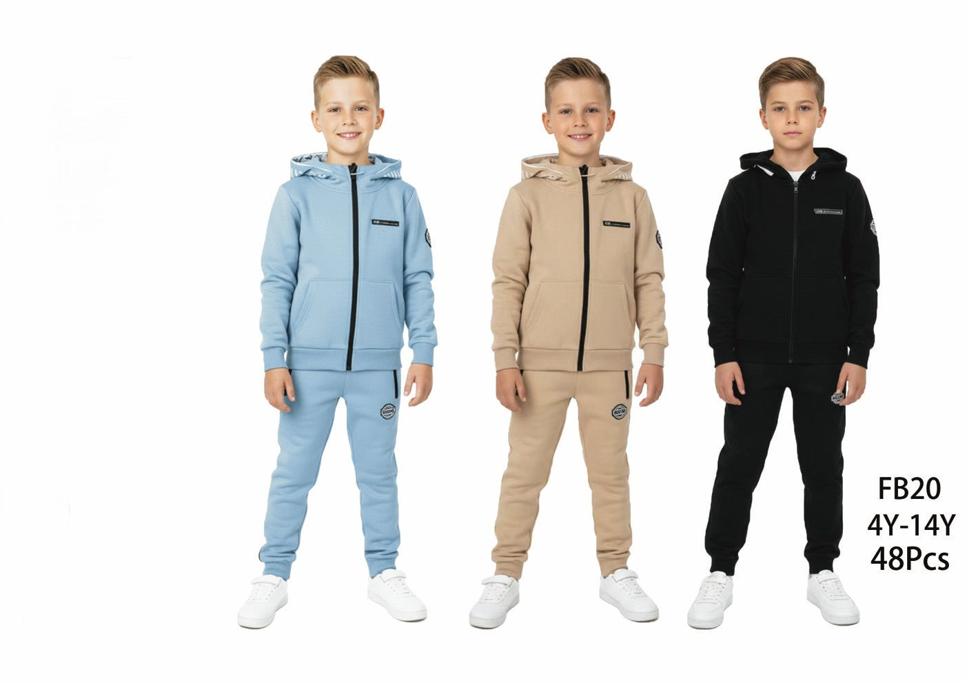 Ensemble garçon fb20 4-14ans  10€ ht prix unitaire