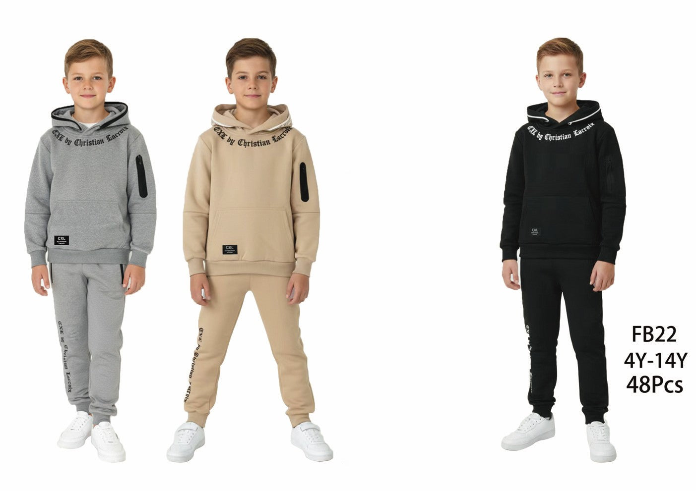 Ensemble garçon fb22  4-14ans  10€ ht prix unitaire