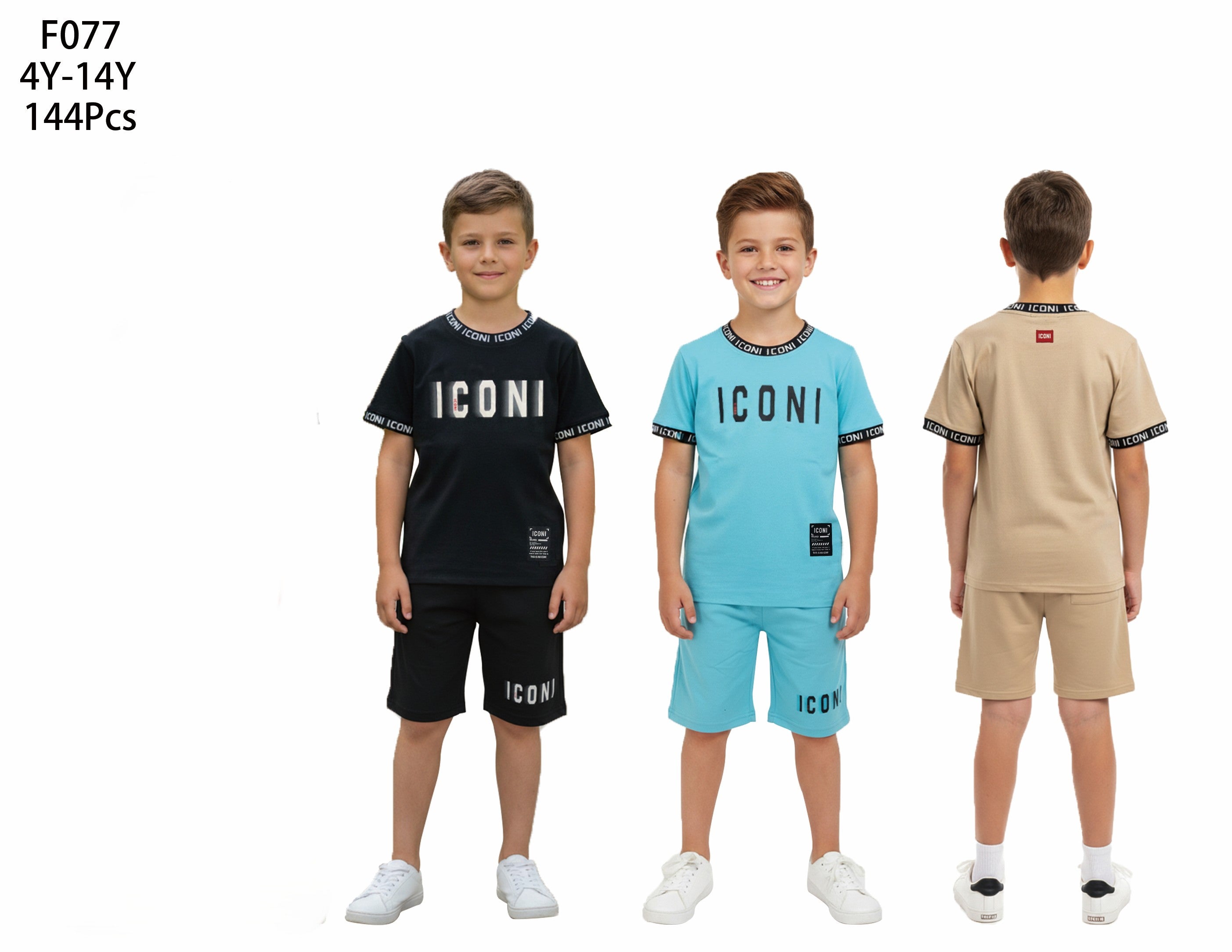 Ensemble garçon f077  4-14ans  6€50 ht prix unitaire