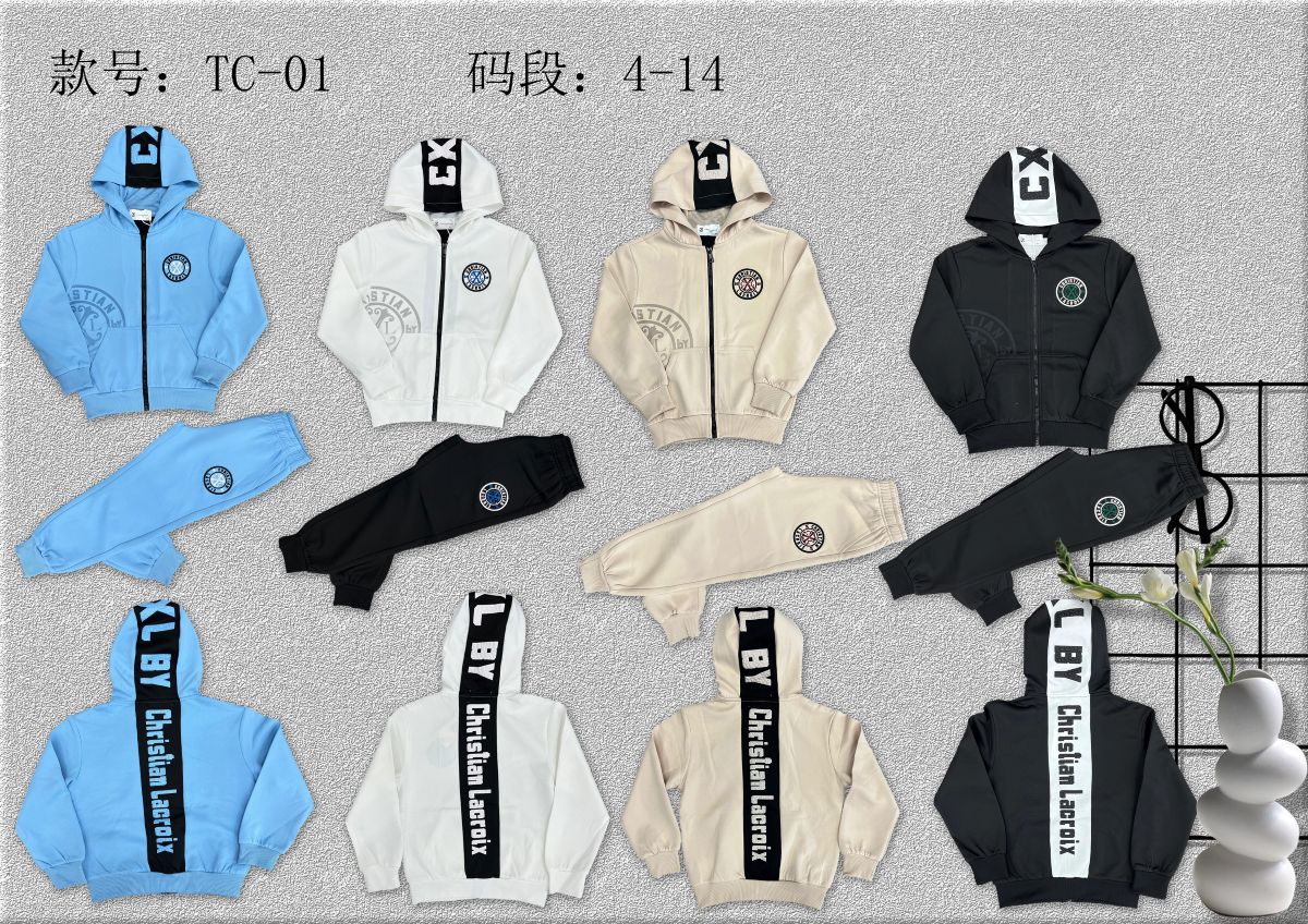 Ensemble garçon TC01 4-14ans  10€ ht prix unitaire