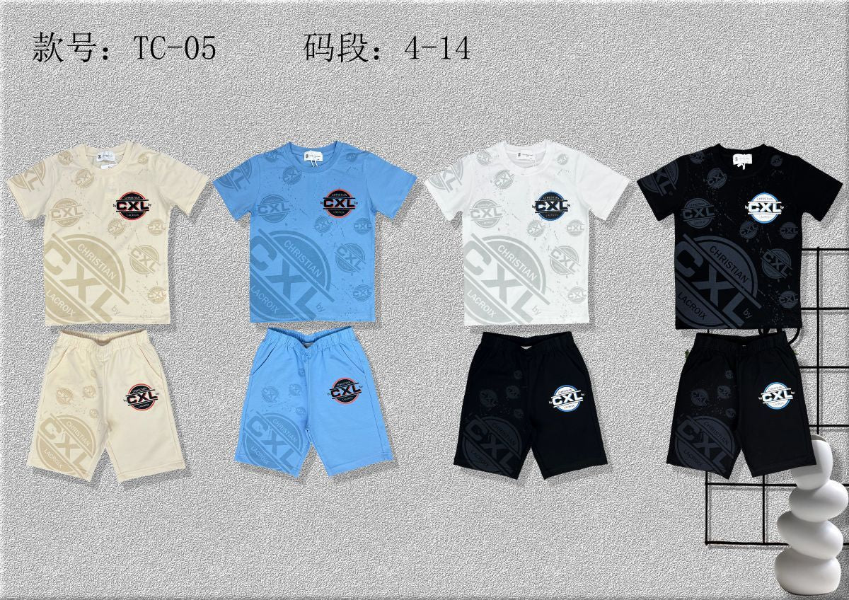 Ensemble garçon TC05 4-14ans   8€ ht prix unitaire