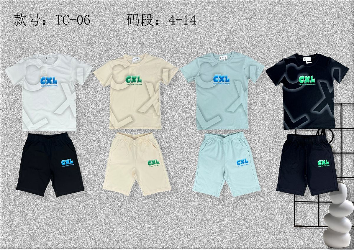 Ensemble garçon TC06 4-14ans   8€ ht prix unitaire