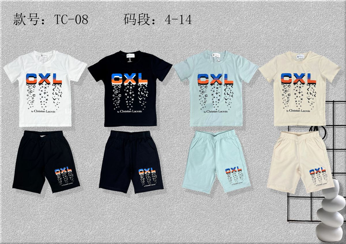 Ensemble garçon TC08 4-14ans   8€ ht prix unitaire
