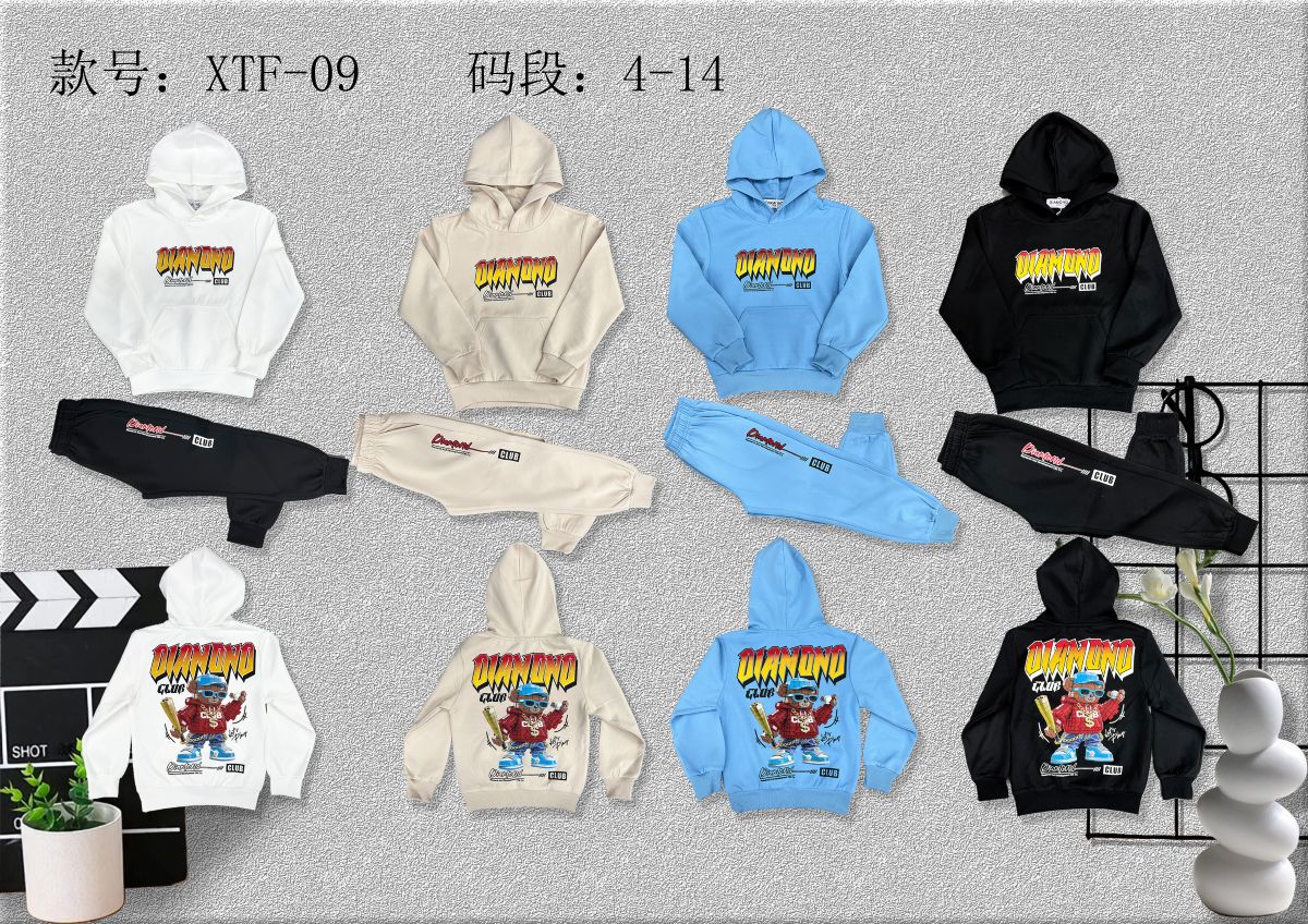 Ensemble garçon xtf09  4-14ans  10€ ht prix unitaire