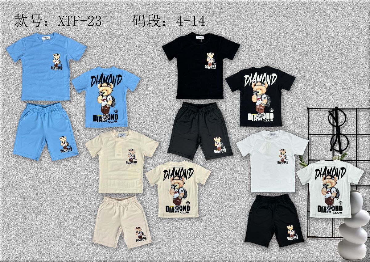 Ensemble Garçon xtf23    4-14 ans 6€50ht prix unitaire