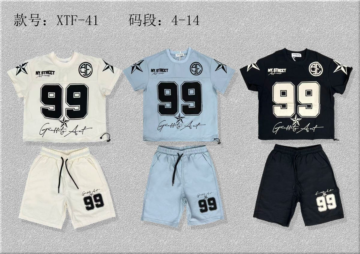 Ensemble garçon xtf41  4-14ans  9€ ht prix unitaire